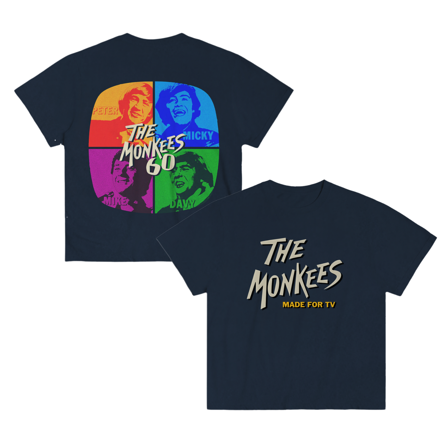 The Monkees Made For TV Pop Art T-Shirt