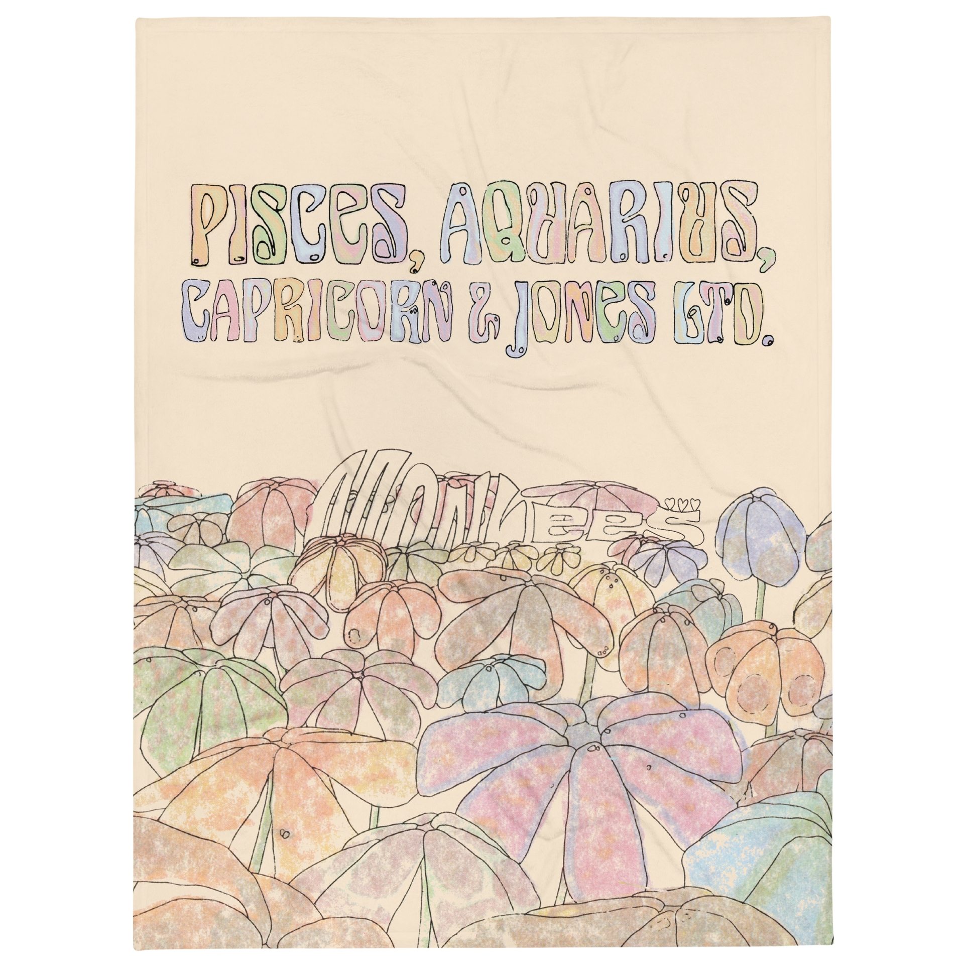 Pisces, Aquarius, Capricorn & Jones Ltd. Blanket – The Monkees