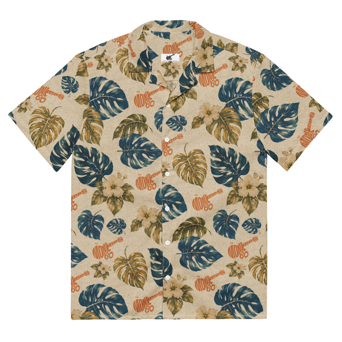 60th Anniversary Cream Hawaiian Button Down