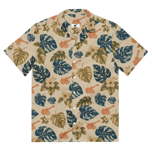 60th Anniversary Cream Hawaiian Button Down