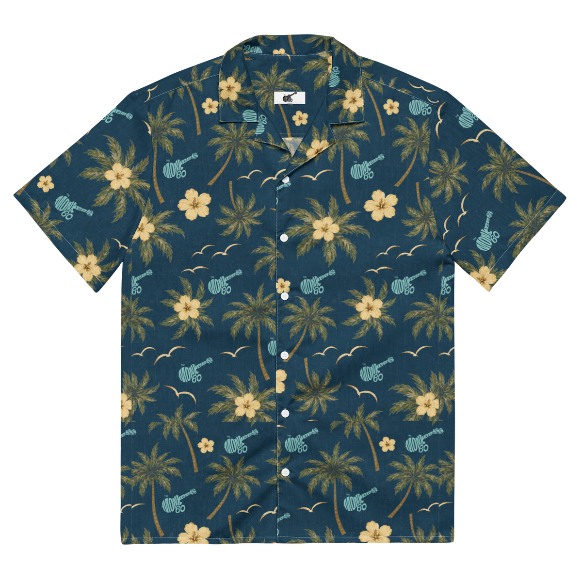 60th Anniversary Blue Hawaiian Button Down