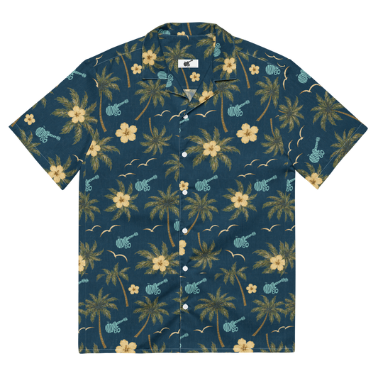 60th Anniversary Blue Hawaiian Button Down