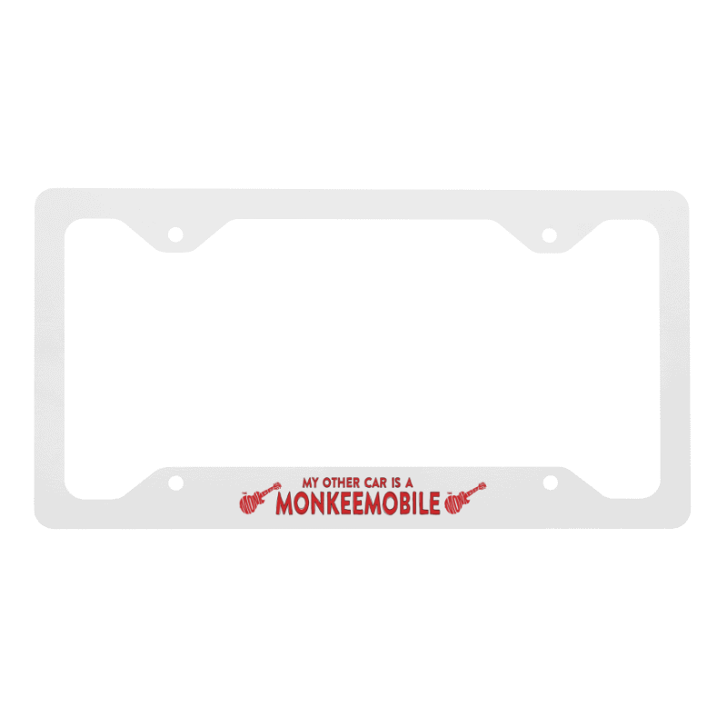 Monkeemobile License Plate Frame