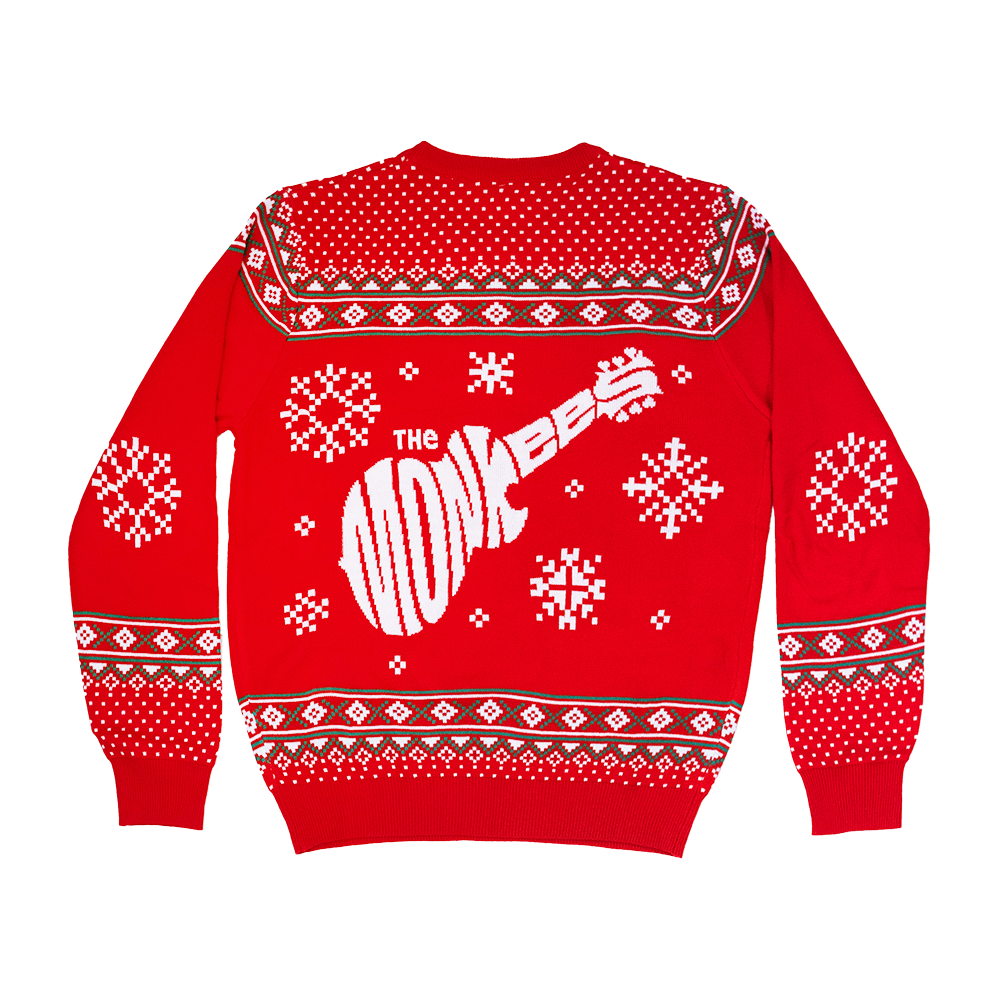 Snowflake Guitar Woven Sweater