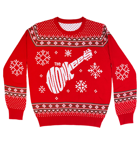Snowflake Guitar Woven Sweater