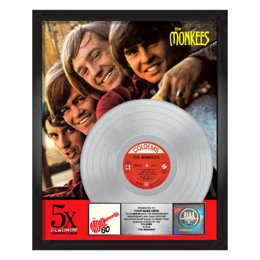 The Monkees RIAA Personalized Plaque