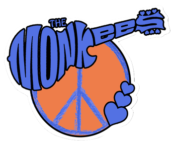 Peace Logo Guitar Magnet