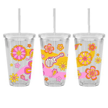 Floral Burst Drink Tumbler