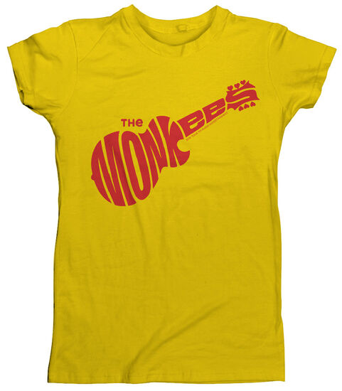 Monkees Logo T-Shirt Yellow